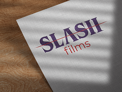 Slash Films branding design graphic design illustration logo vector