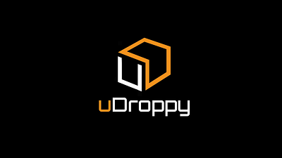 uDroppy Logo Animation animation branding logo motion graphics vector