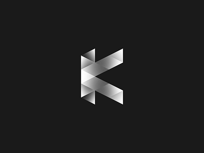 Letter K Logo concept brand identity branding design graphic design illustrator logo logo design vector