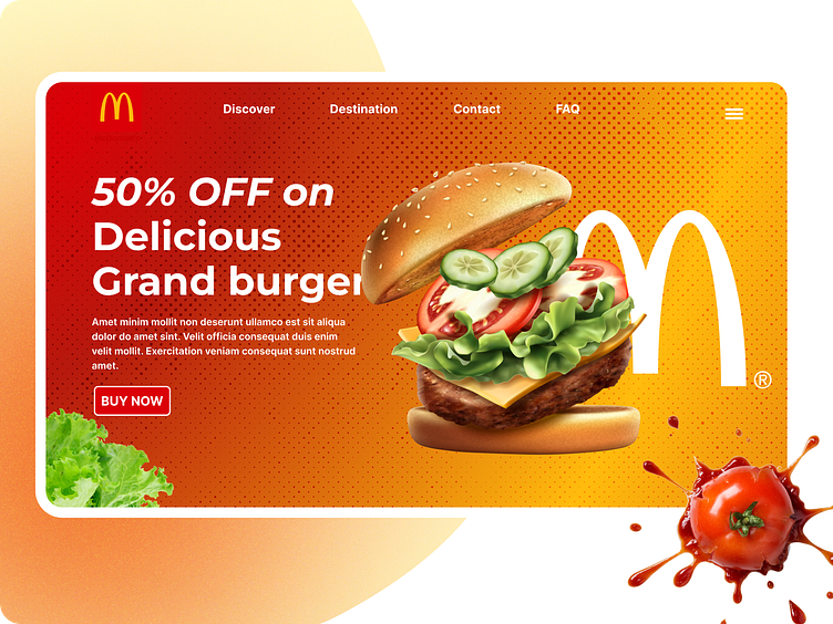 McDonald's  UI by Sandeep kumar singh on Dribbble