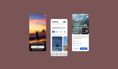 Travel App UI Design app appareldesign appdesign applepodcast designbunker designersuit travel travelapp travelappdesign travelmexico travelphotography travelphotographyguide ui uidesign