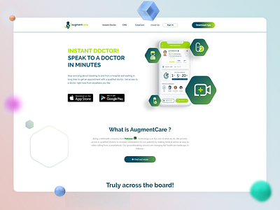 AugmentCare Website Design