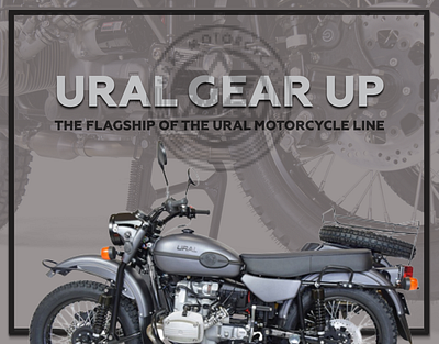 Motorcycle Ural Gear Up branding design graphic design веб дизайн история мотоцикл