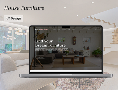 Home Furniture Landing page branding design furniture home page landing page ui ui ux ux webdesign website