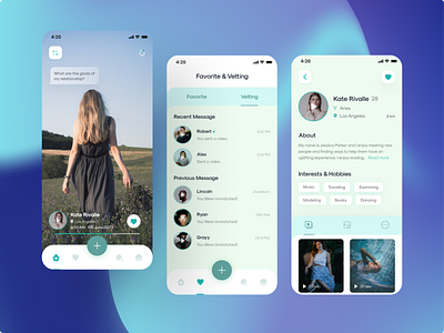 GRROWE Video Centric Dating App datingapp datingui ui uiux uiuxdesign videosharing