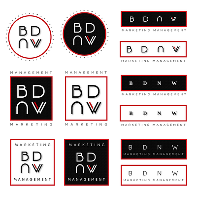 Logo Concept BDNW branding design graphic design illustration logo ui ve vector