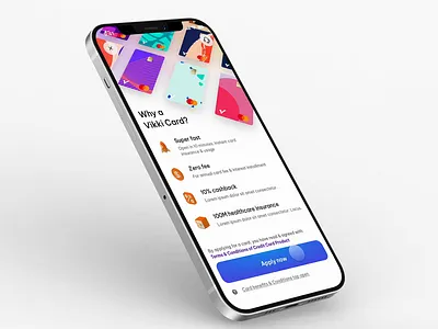 Vikki - Credit Card Customization 3d animation credit cards ui uiux van nguyen