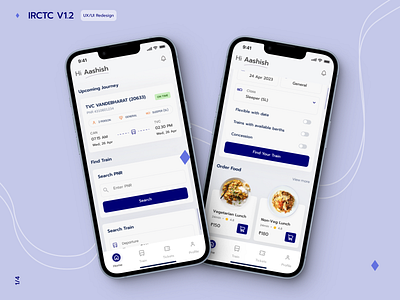 IRCTC v1.2 Redesign designinspiration designprocess figma indianrailway ios irctc mobileapp traintravel uidesign userexperience uxdesign