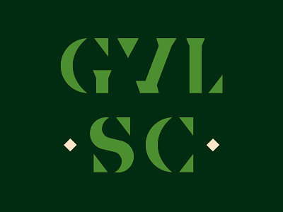 Saturday Type Club: Wek 76 GVL SC monogram