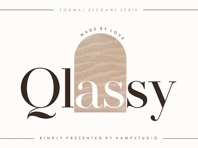 Qlassy Modern Unique Serif Font branding design font font awesome font design font family fonts typeface