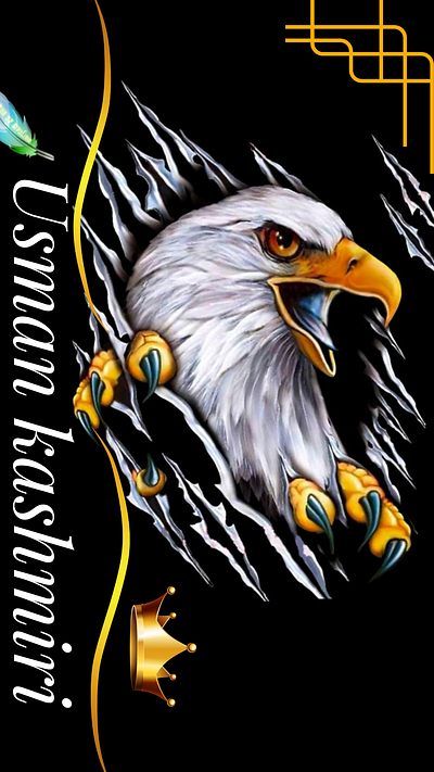Eagle King Banner 3d animation branding graphic design logo motion graphics ui