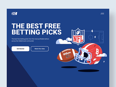 Betting Landing Page design hero header home homepage landing landing page landingpage site uiux uxui web web design web site website