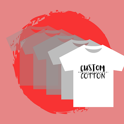 Custom Cotton animation branding design logo