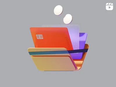 3D Wallet Animation 2.9 blender 3d 3d animation 3d art 3d blender 3d illustration animation crypto design motion wallet wallet animation