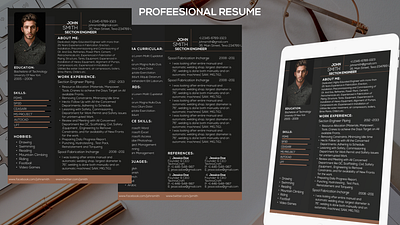Professional-CV-Resume-Curriculum-Vitae bio data curriculum vitae cv graphic design professional resume resume ui ux