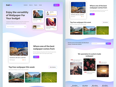 Exploration for Image Stock Landing Page 3d animation branding designer designinspiration dribbble figma galido graphic design images landingpage logo motion graphics photoshop stockimages ui wallaper webapp webdesign webhub