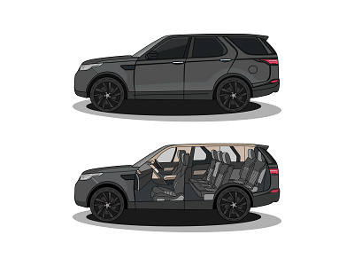 SUV Illustration digitalpainting.