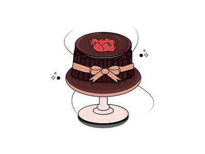 Cake Illustration logoanimation