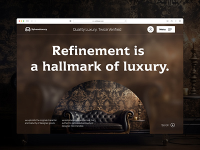 Luxury Brand Website Design creative website design executive luxury hospitality landing page landingpage luxury luxury brand luxury brand website luxury design ui ux web ui website design