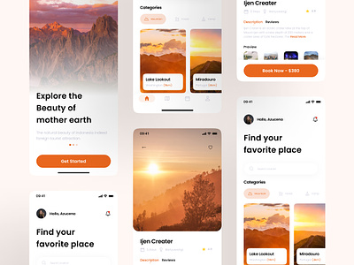 Travel - Mobile App appdesign productdesign travel ui userinterface webdesign