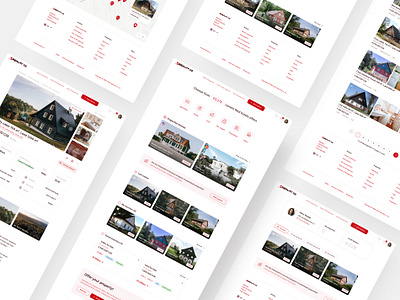 Real Estate portal - redesign hana simkova homepage housing list view map view minimalistic my profile page product design properties property detail real estate real estate agent real estate landing page real estate ui real estate website redesign sreality.cz ui design ux design