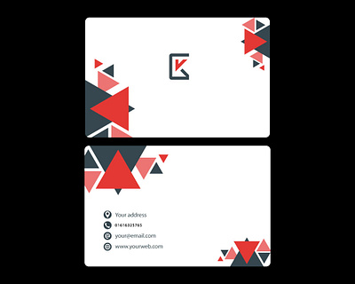 MODERN BUSINESS CARD app branding business card design graphic design illustration logo logo brandinq