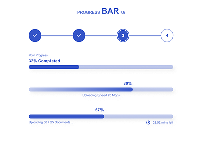 Progress bar ui design graphic design screenui ui uiux