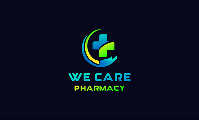 We Care Logo 3d animation branding design graphic design illustration logo ui ux vector