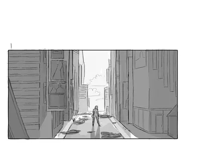 Rough Storyboard Sample 4.30.23 animation character storyboard storyboard art storyboarding