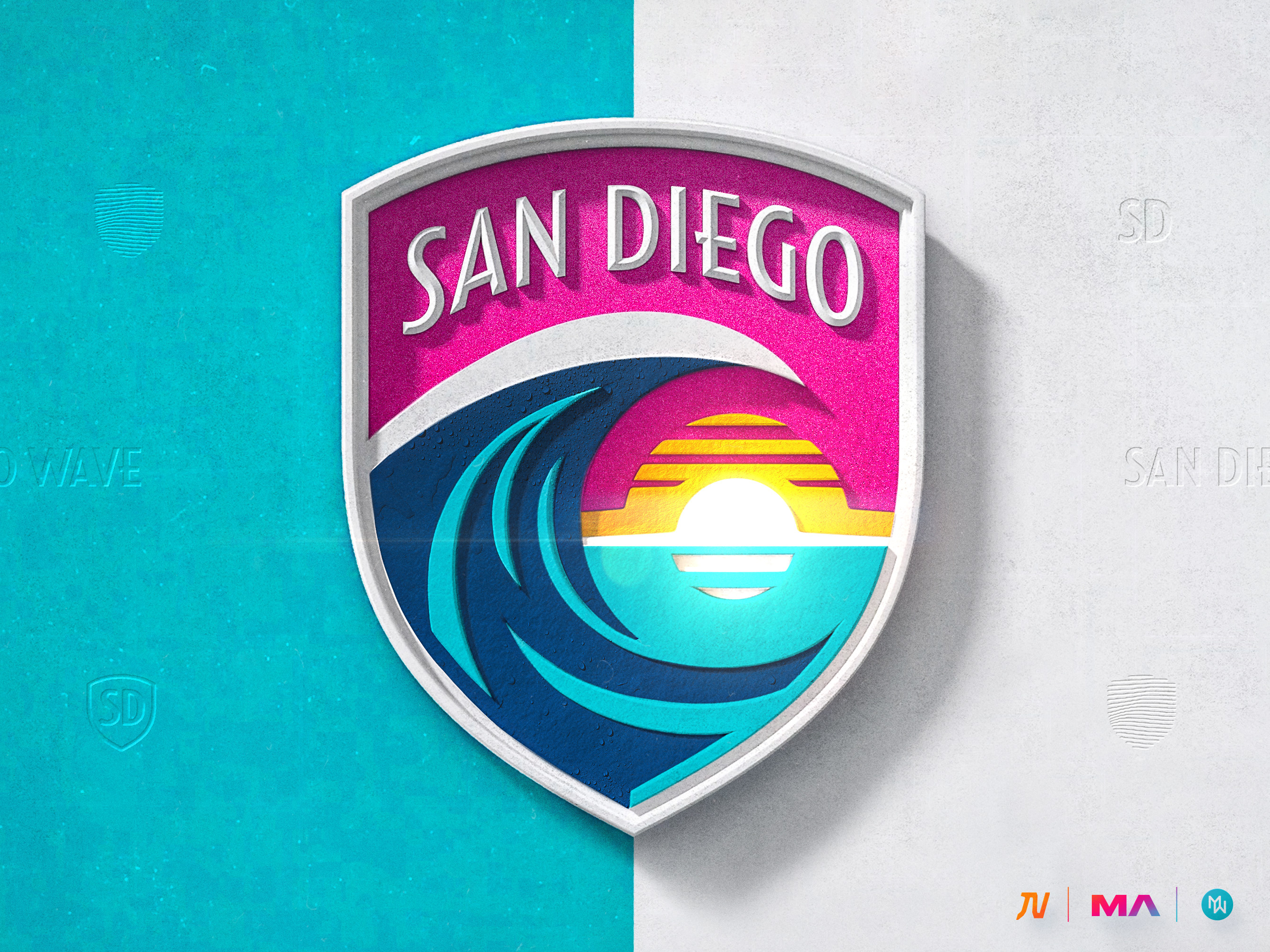 San Diego Wave FC | Brand Identity branding california crest football crest football design identity logo nwsl san diego socal soccer badge soccer branding soccer crest soccer emblem sports branding sports design sports logo wave