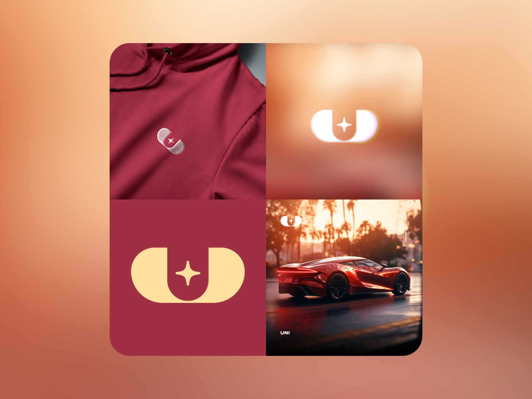 UNI - Identity Design ainadedem branding car brand dedem graphic design identity logo logo design madagascar u