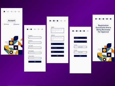 Multi step form designed on figma 3d animation app design dashboard design figma form graphic design motion graphics ui ui ux uiux website design