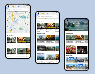 Travel App app design graphic design travel ui ux