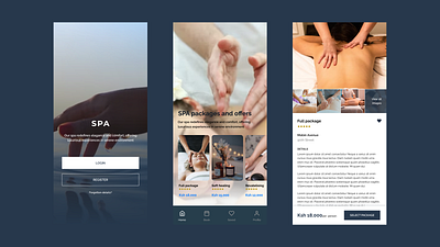 SPA design ui ui design