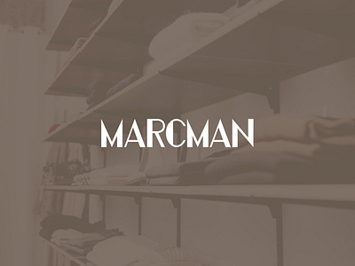 Marcmann, logo design for a fashion store brand design designer fashionbrand fashionlogo graphicdesign logo logochallenge logodesign logoforstore logonew logotype storebrand storelogo