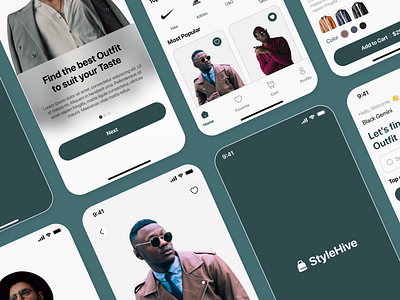 StyleHive Ecommerce App app design branding design ecommerce figma ui ui design ux