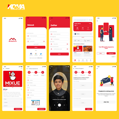 Mitra Kita - Food App app branding design illustration logo mobile mobile app ui