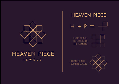 Heaven Piece Jewels_ Logo Design with Brand Identity branding design editorial design graphic design illustration logo typography vector