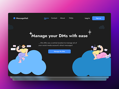 MessageMail messaging social media ui ui design ux design