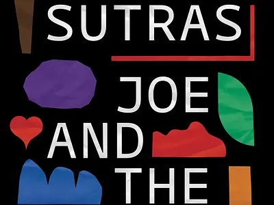 The Snake Sutras Show Poster #1 band poster colorful craft paper cutout poster show show poster typeface