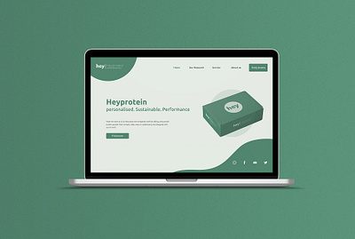 Heyprotein Landing page Design body building digital agency ecommerce food health care homepage interface landing page medical optimization pharmacy protein running squarespace startup supplement ui ux uiux website design wellness