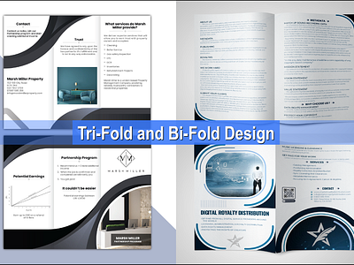 Folding Brochures bi fold brochure design flyer flyers folding graphic design graphics sohan leaflet logo marketing materials print tri fold