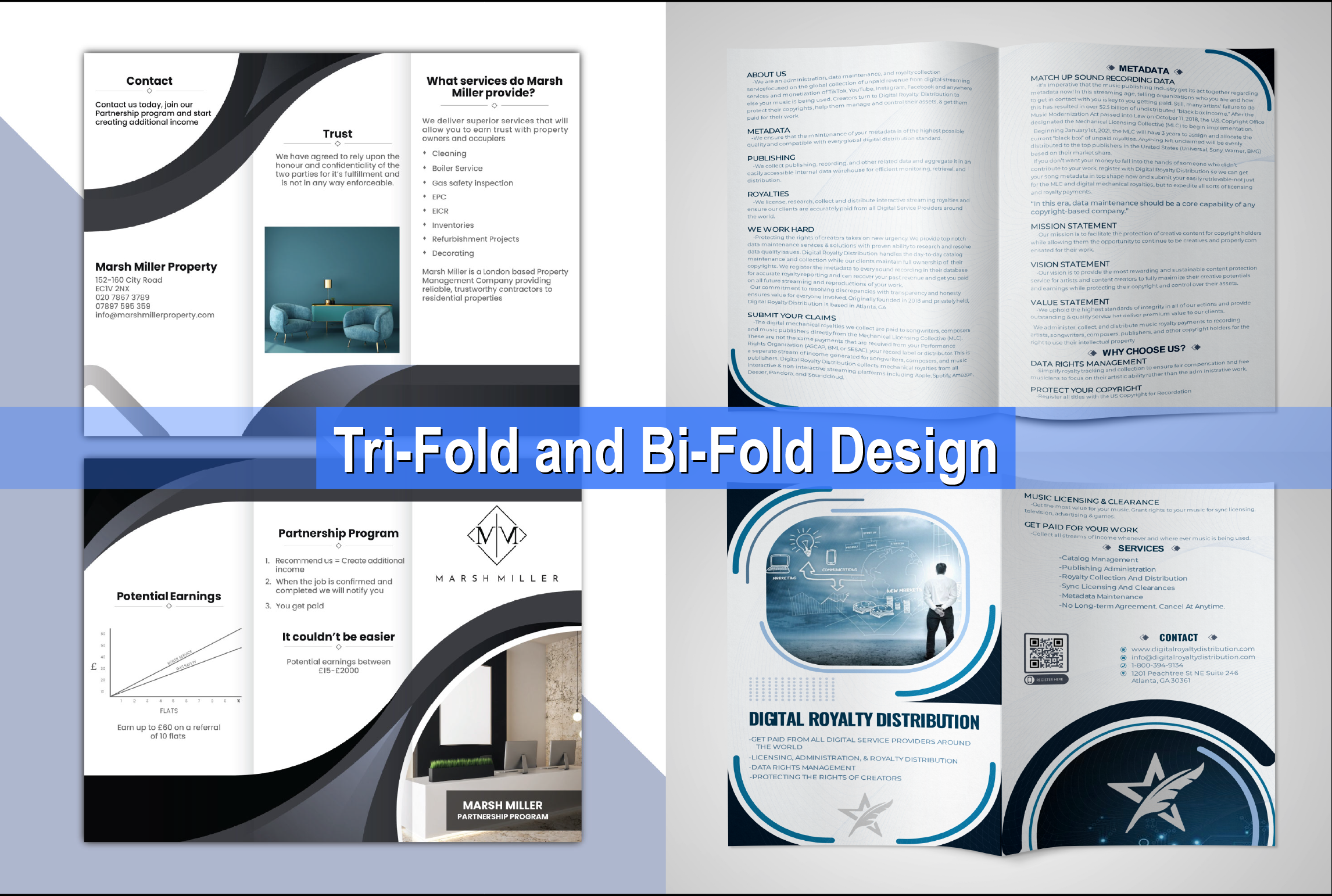 Example of Flyers Brochures And Marketing Matrials