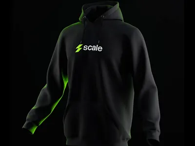 Scale - Hoodie 3D Animation 3d animation branding design graphic design illustration motion graphics