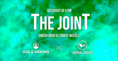 "The Joint" Tournament Announcement and Stream Assets branding design graphic design illustration marketing stream overlays stylized typography