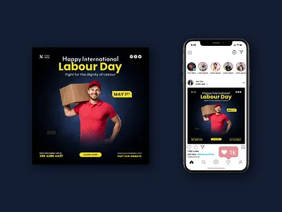 Labour Social media post template banner banner design brand promotion call to action campaign promotion design event promotion eye catching design graphic design illustration instagram instagram banner instagram post labour party modern design political campaign social media design social media marketing social media optimization. visual appeal