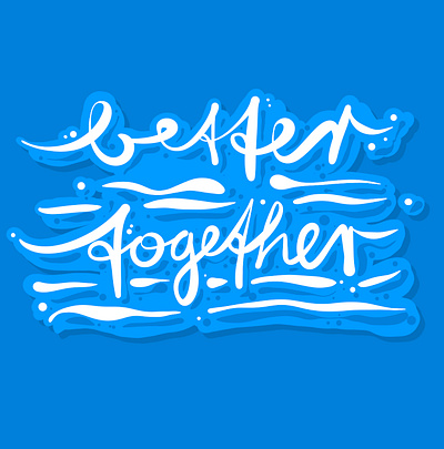 Better together alphabet better branding design good graffiti graphic design illustration lettering logo love procreate sketch together typography