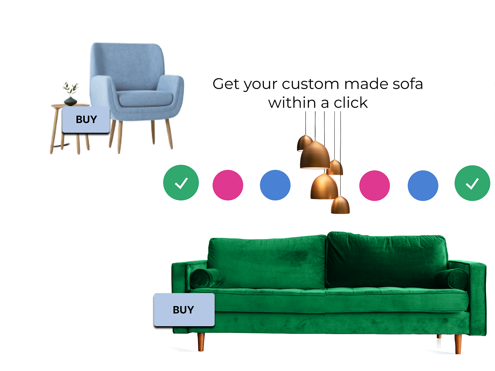Sofa Store Landing Page by Viktoria on Dribbble