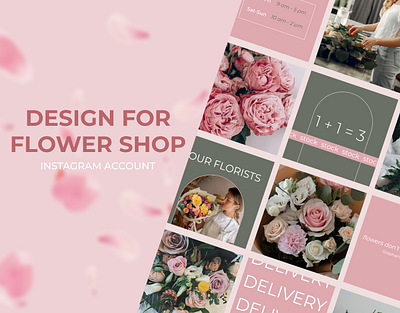 Social Media Instagram l Flower Shop banners design graphic design instagram social media social media design