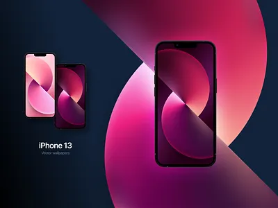 iPhone 13 - Vector wallpapers design figma ui
